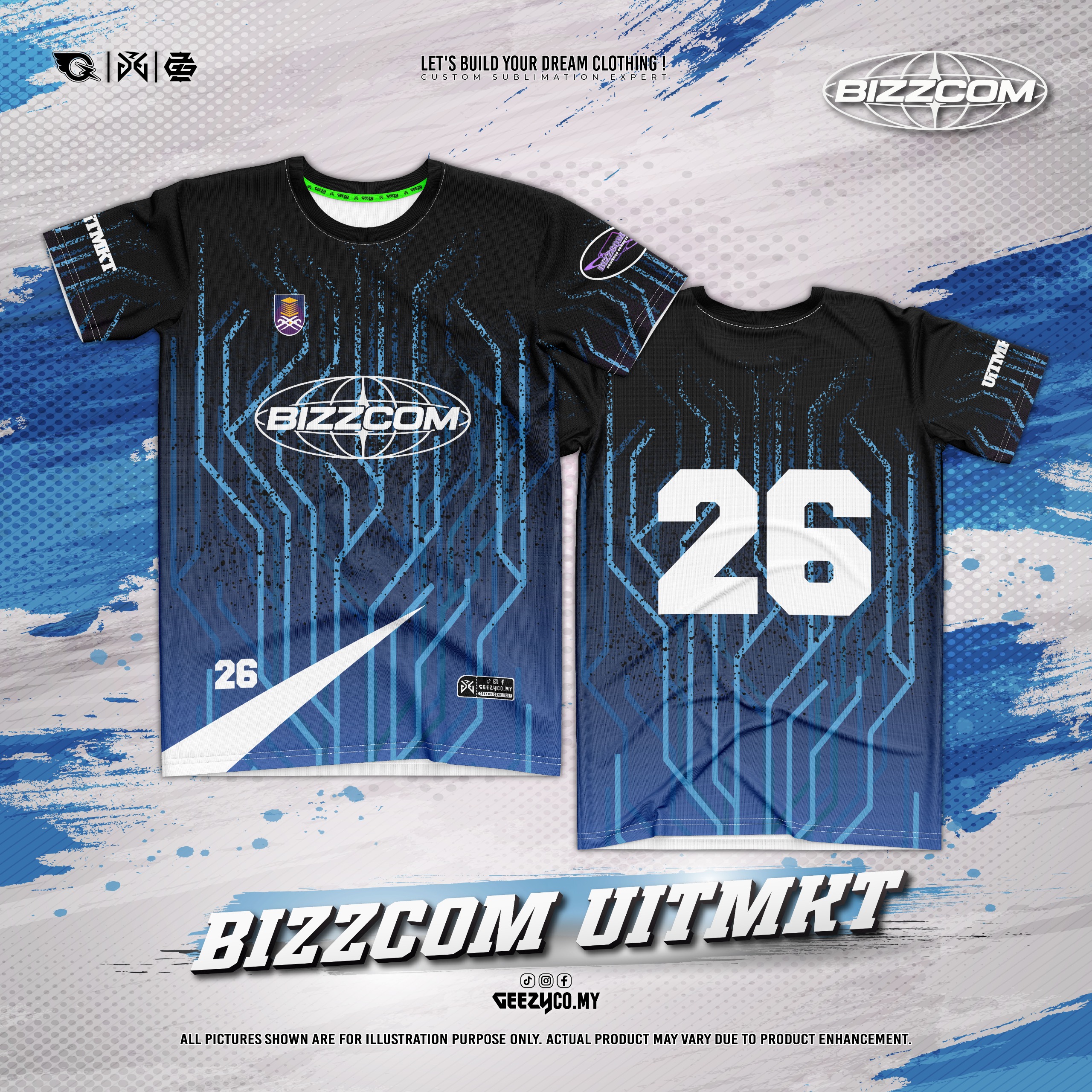 Digital Blue Jersey