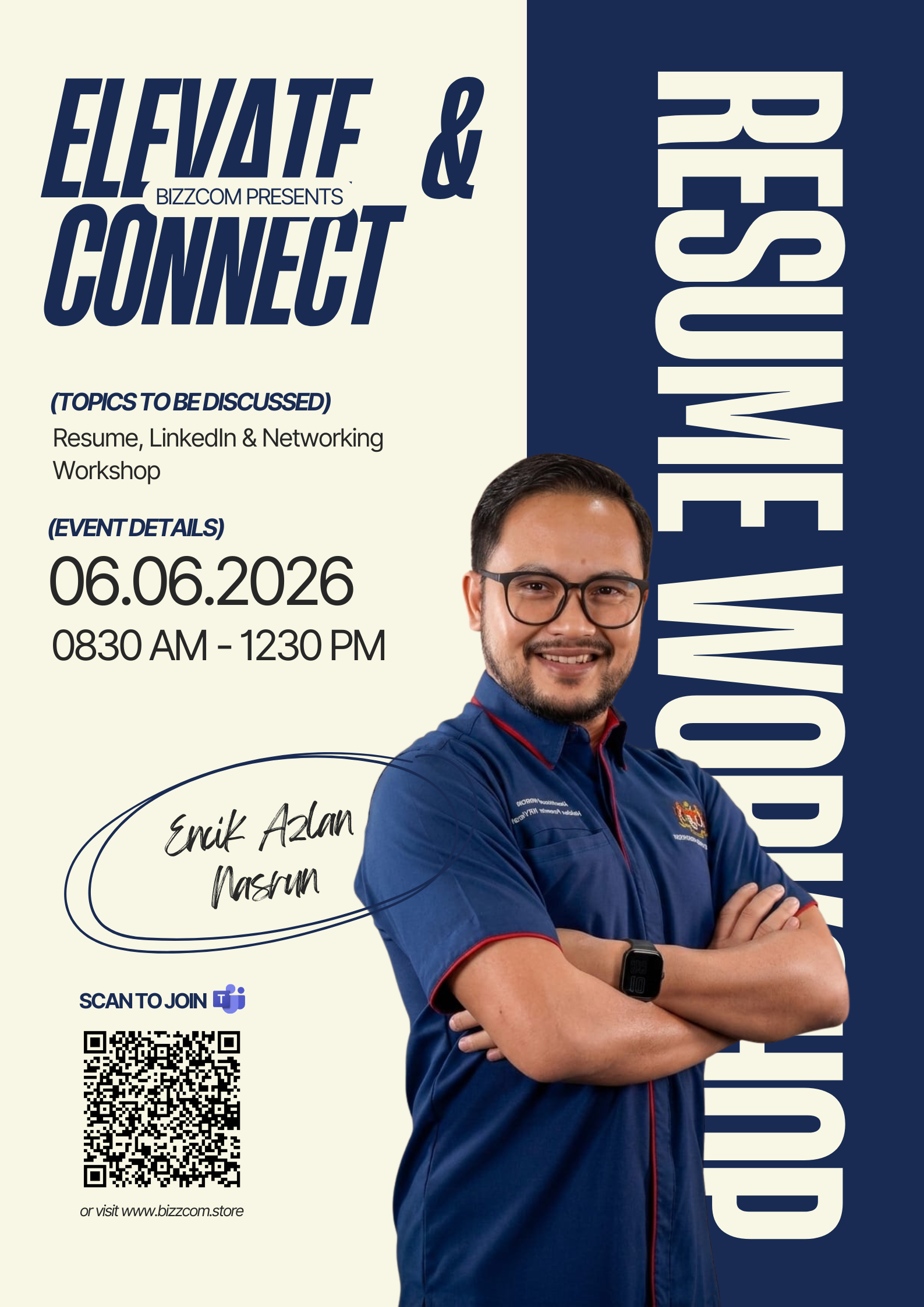 Elevate & Connect Poster
